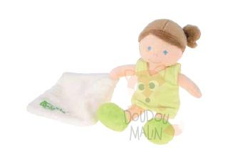  les ptites chipies vert marron beige mouchoir blanc 